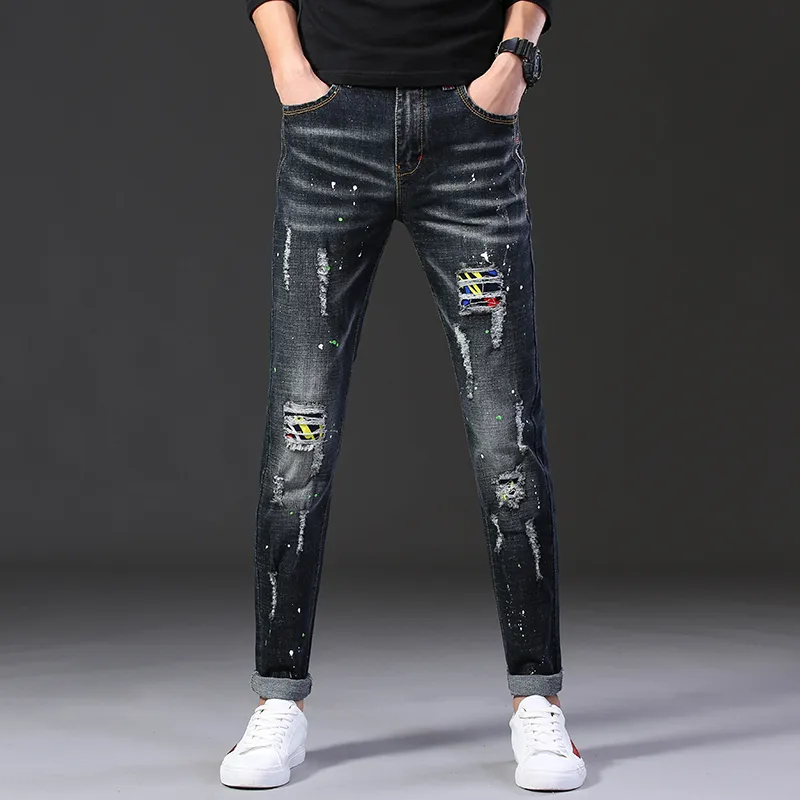 VIPGOOSE Jeans Unisex Black-2