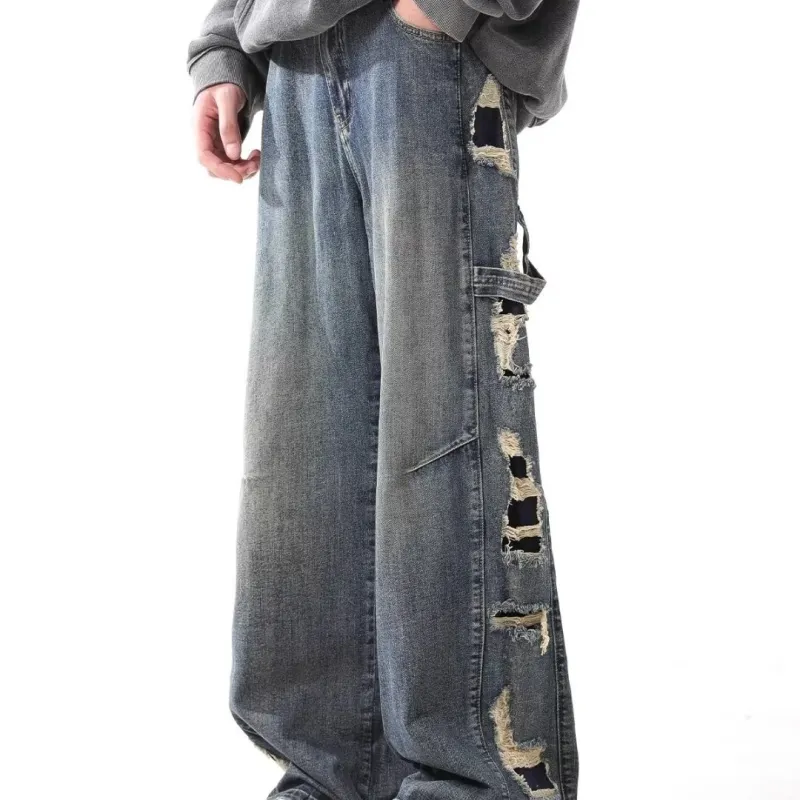 VIPGOOSE Jeans Unisex Blue-7