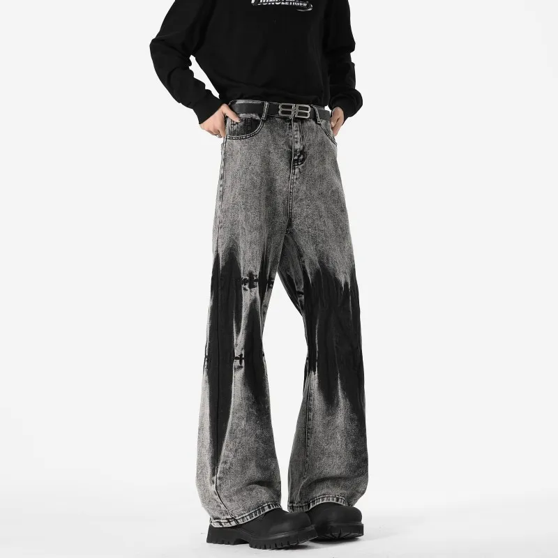 VIPGOOSE Jeans Unisex Black-3