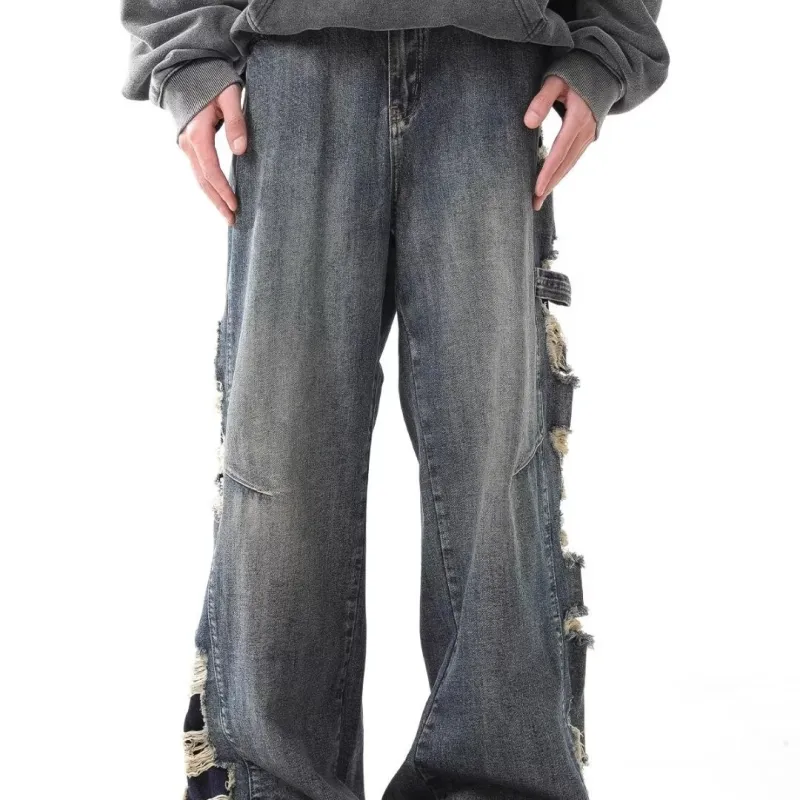 VIPGOOSE Jeans Unisex Blue-6