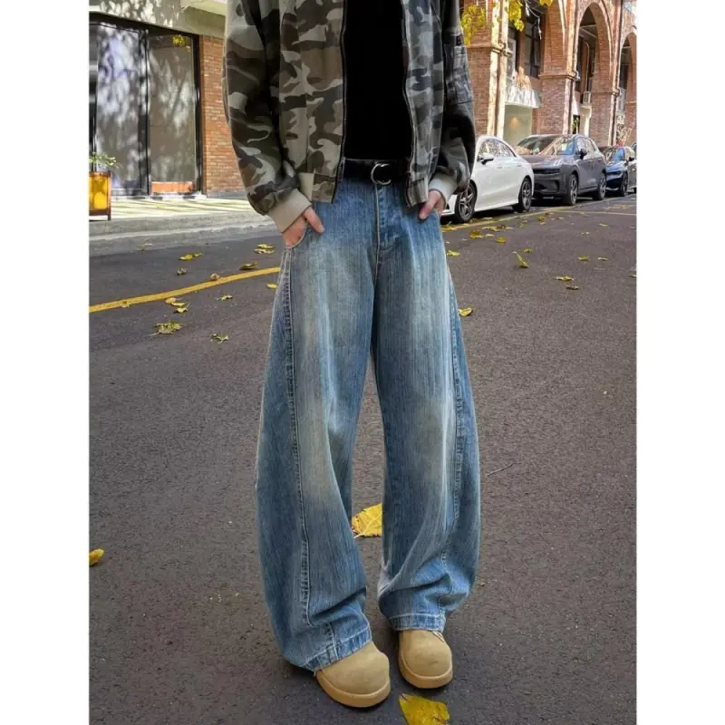 VIPGOOSE Jeans Unisex Blue-2