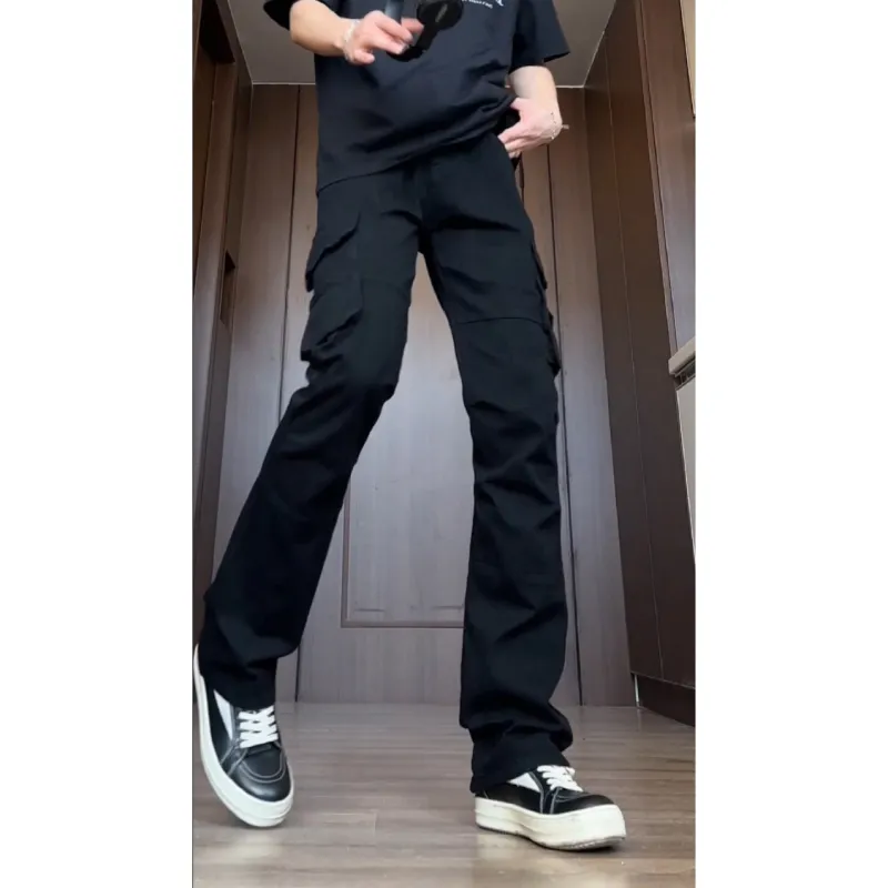 VIPGOOSE Jeans Unisex Black-5