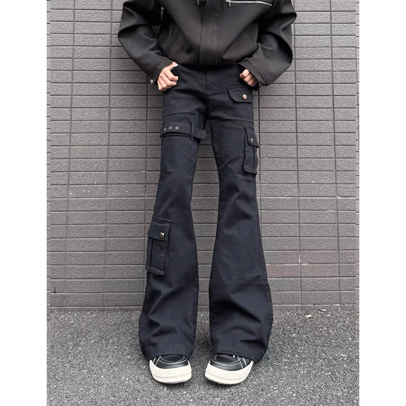 VIPGOOSE Jeans Unisex Black-3