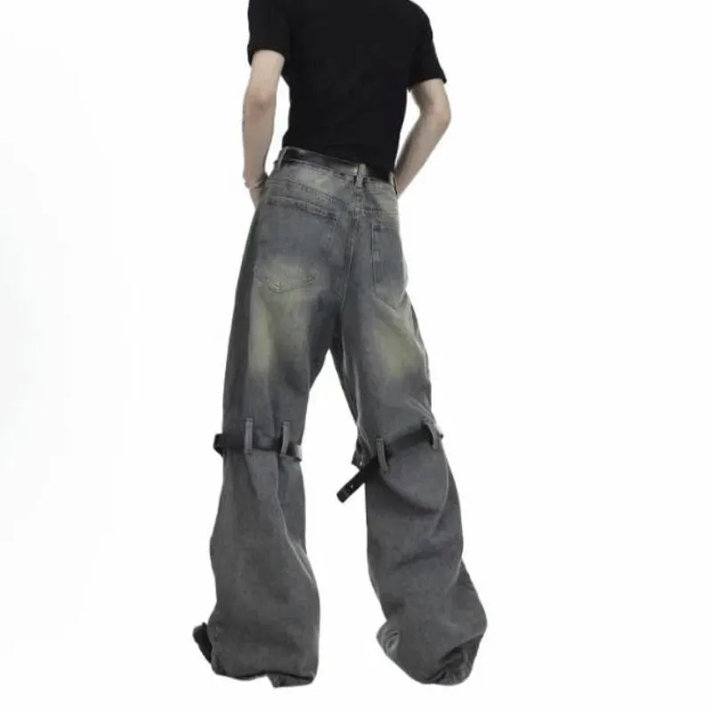 VIPGOOSE Jeans Unisex Blue-3