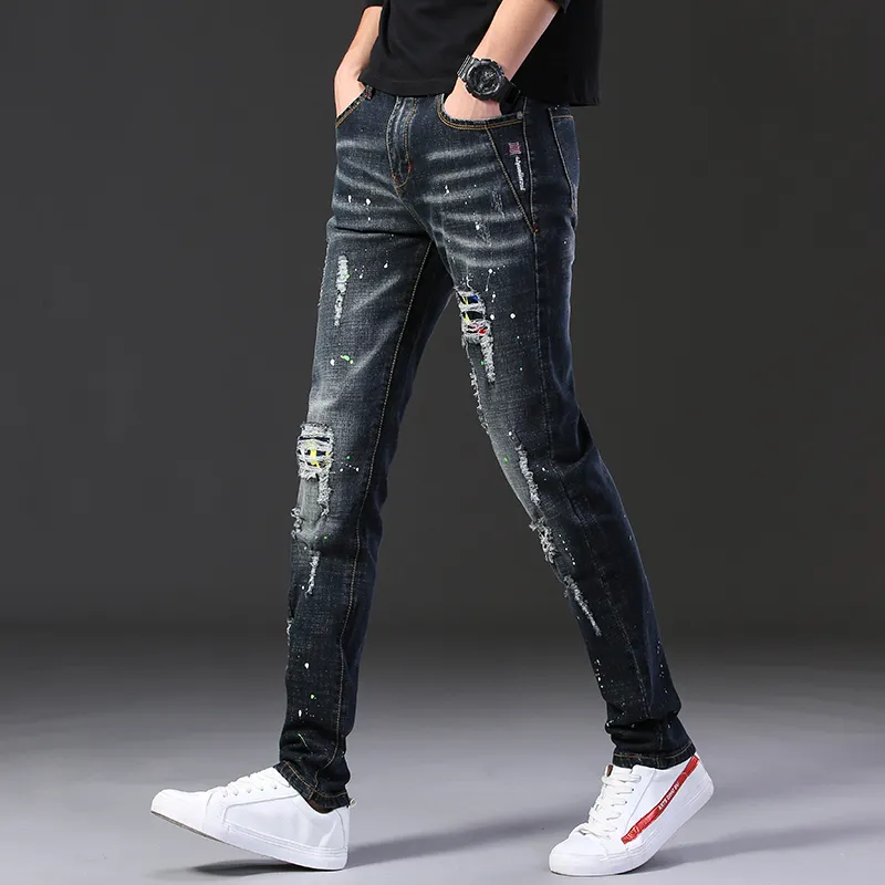 VIPGOOSE Jeans Unisex Black-3