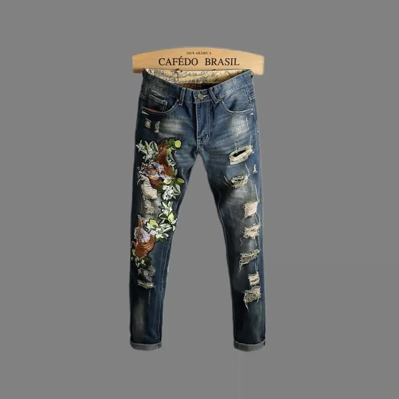 VIPGOOSE Jeans Unisex Blue ☆☆☆☆☆-2