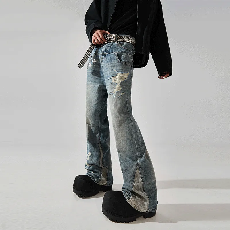VIPGOOSE Jeans Unisex Blue-1
