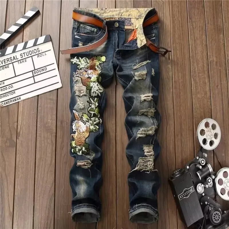 VIPGOOSE Jeans Unisex Blue ☆☆☆☆☆-1