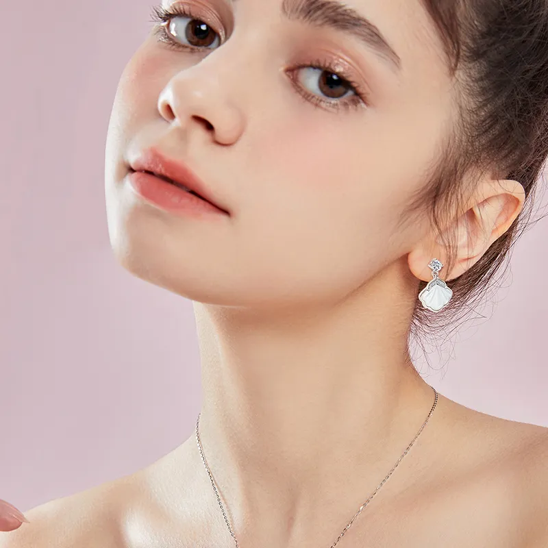 Disney Princess S925 Silver Stud Earrings Women's-3