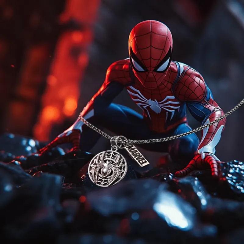 Disney Marvel Series Copper Necklaces Men's-4