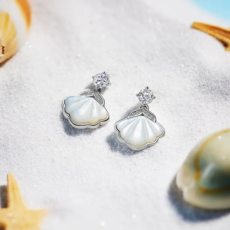 Disney Princess S925 Silver Stud Earrings Women's-1