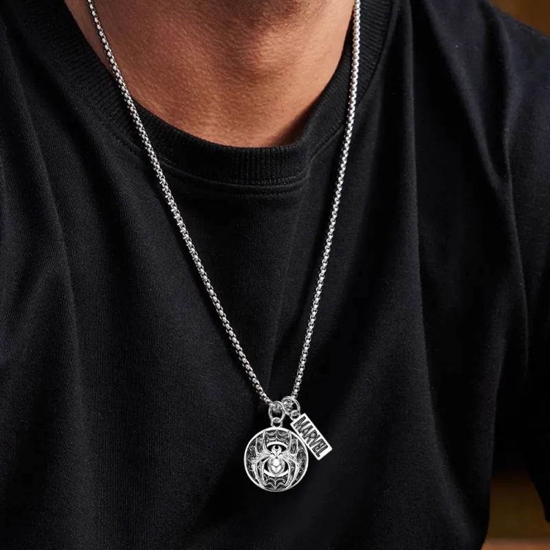 Disney Marvel Series Copper Necklaces Men's-3
