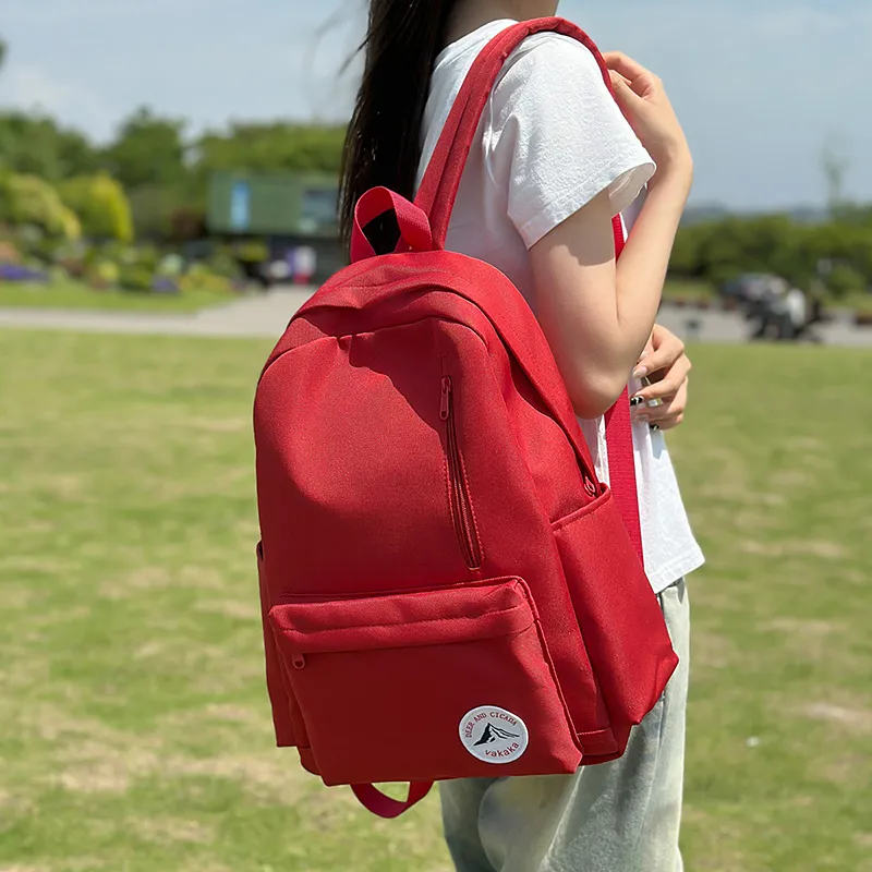 Kewuku Nylon Backpack Unisex Multicolor-15