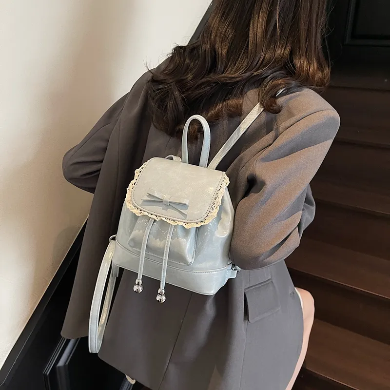 Kewuku PU Backpack Women's Multicolor-13