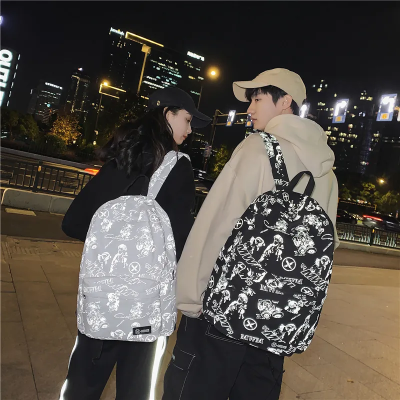 Kewuku Nylon Backpack Unisex Multicolor-7