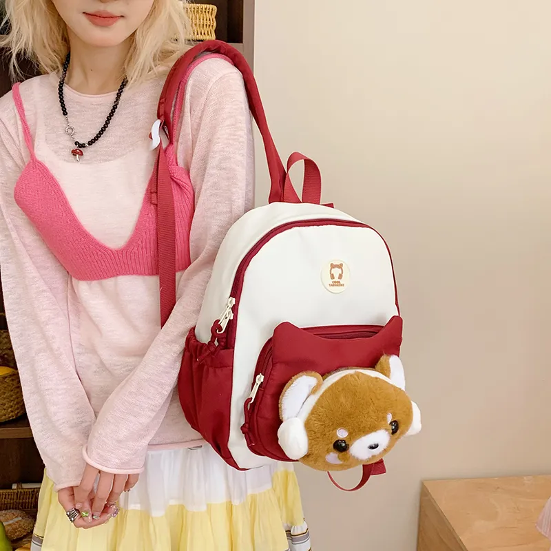 Kewuku Nylon Backpack Regular Unisex Multicolor-7