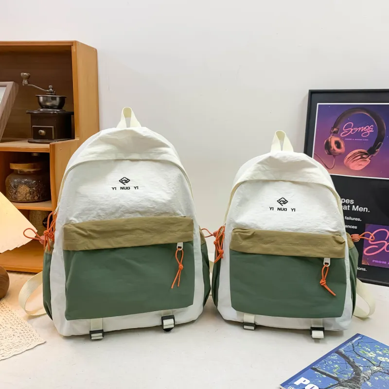 Kewuku Nylon Backpack Unisex Multicolor-10