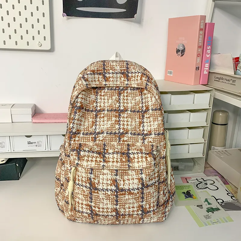 Kewuku Nylon Backpack Regular Unisex Multicolor-10