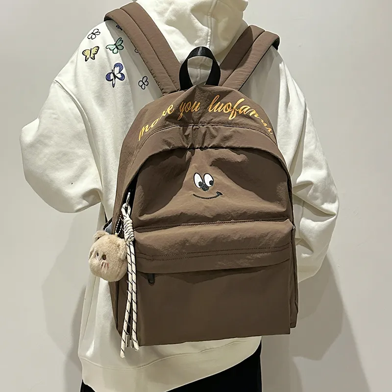 Kewuku Nylon Backpack Unisex Multicolor-11