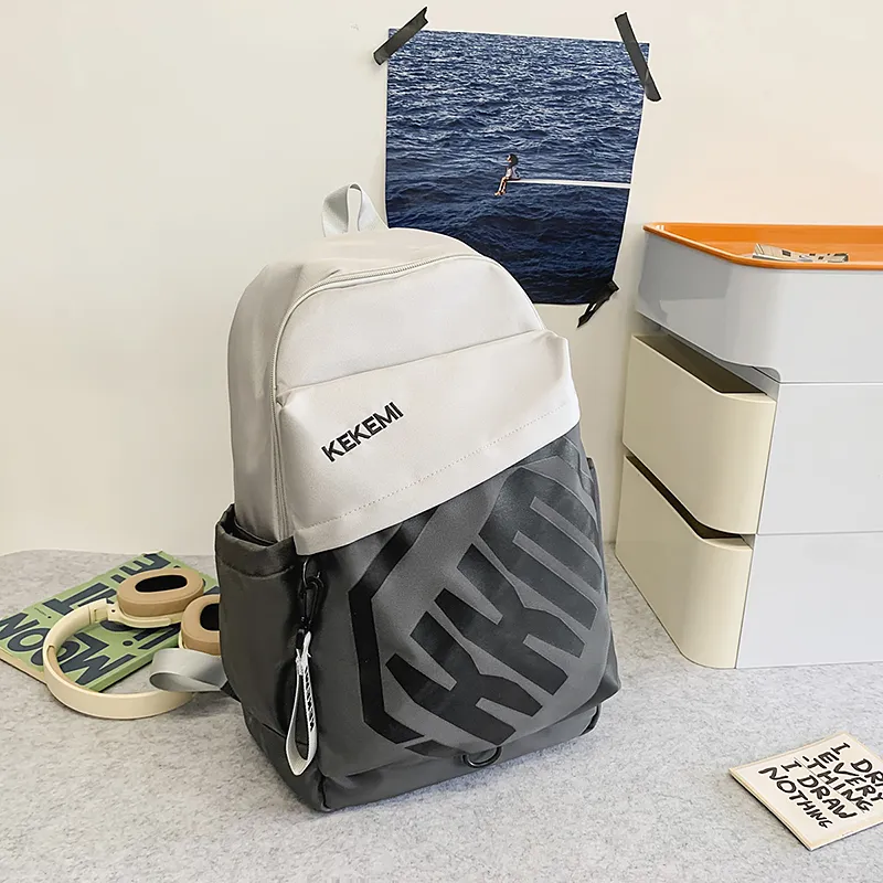 Kewuku Nylon Backpack Regular Unisex Multicolor-9