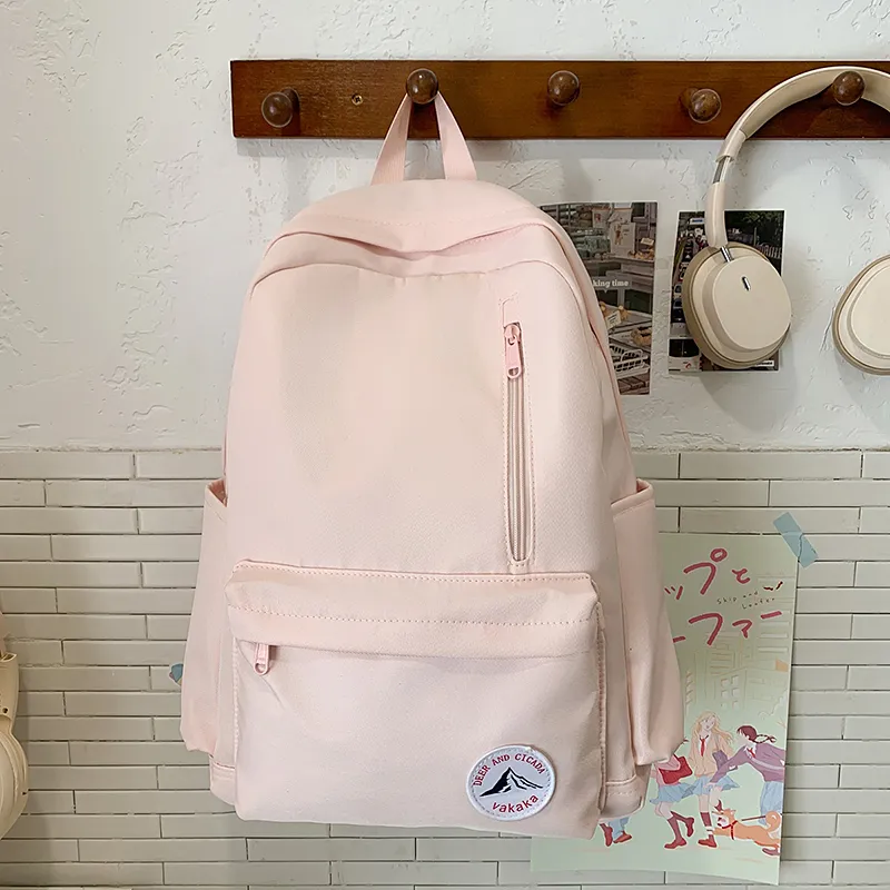 Kewuku Nylon Backpack Unisex Multicolor-10