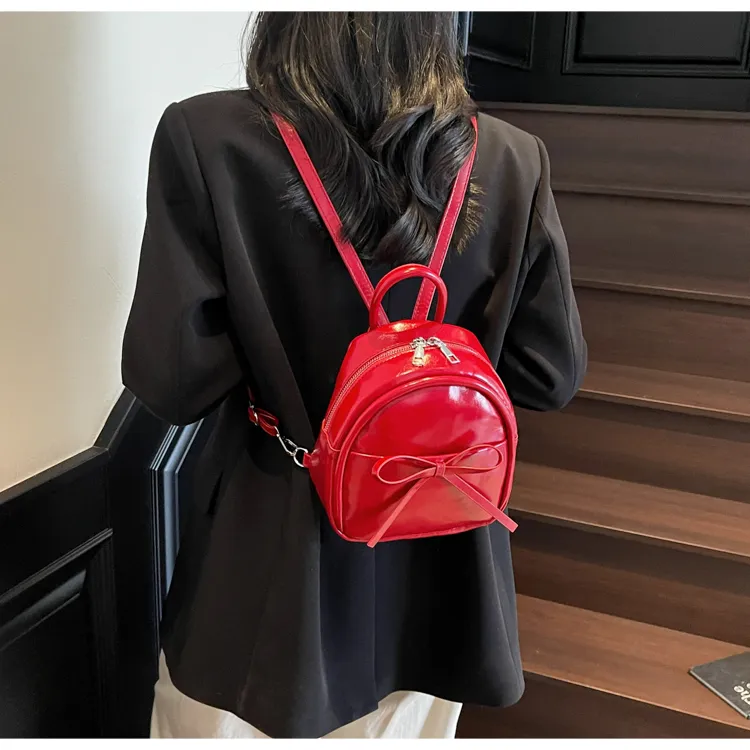 Kewuku PU Backpack Unisex Multicolor-7