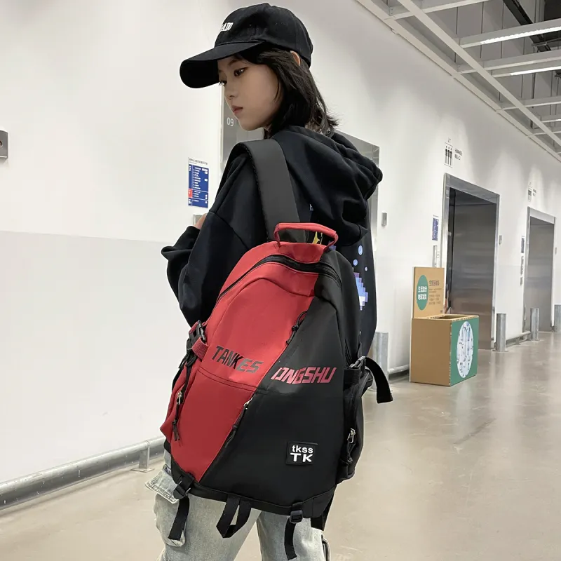 Kewuku Nylon Backpack Unisex Multicolor-6