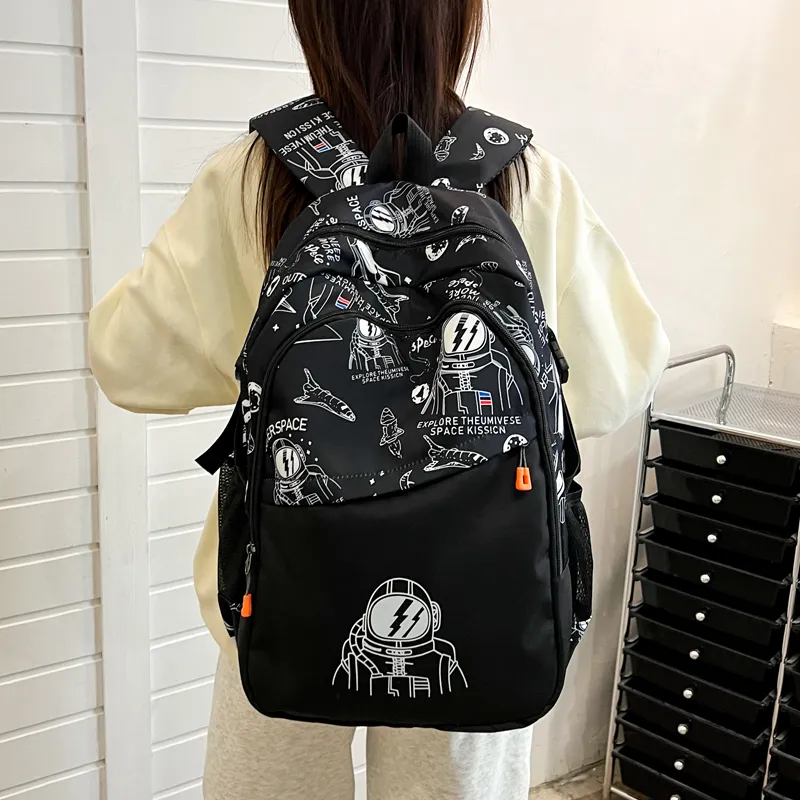 Kewuku Fabric Backpack Regular Unisex Multicolor-7