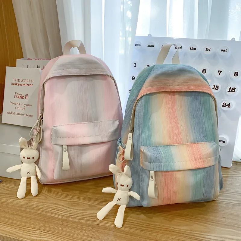 Kewuku PU Backpack Women's Multicolor-19