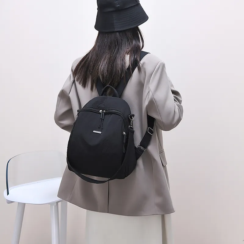 Kewuku Nylon Backpack Regular Unisex Multicolor-9