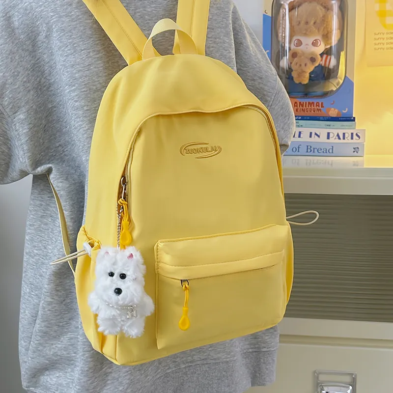 Kewuku Nylon Backpack Unisex Multicolor-9