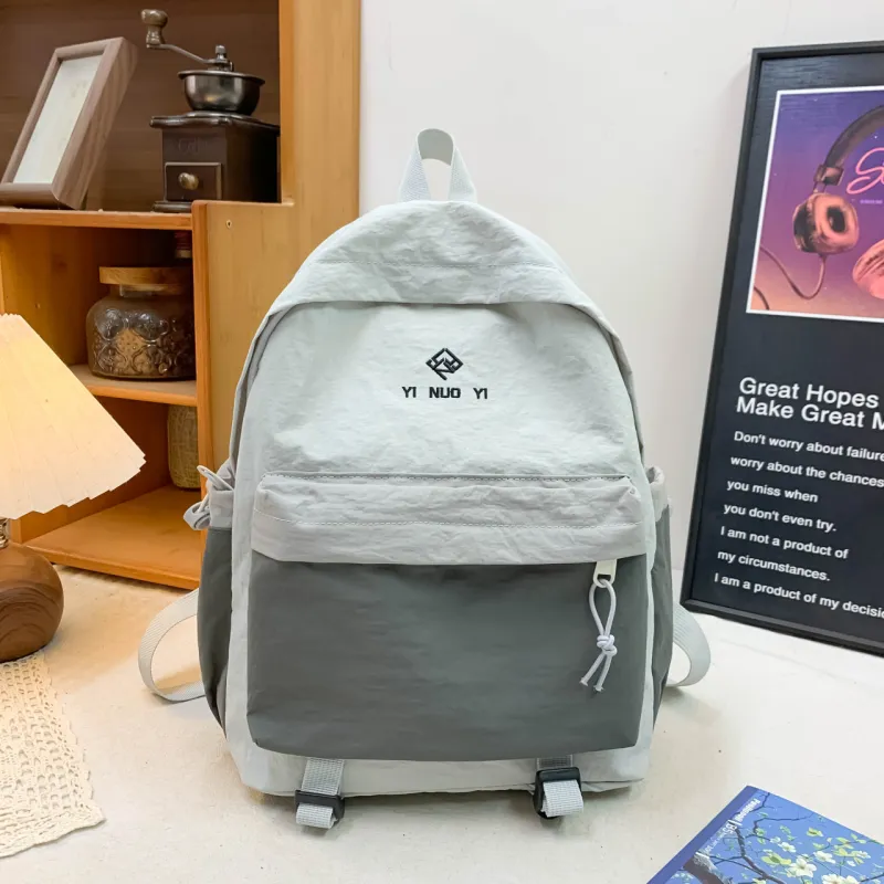 Kewuku Nylon Backpack Unisex Multicolor-3