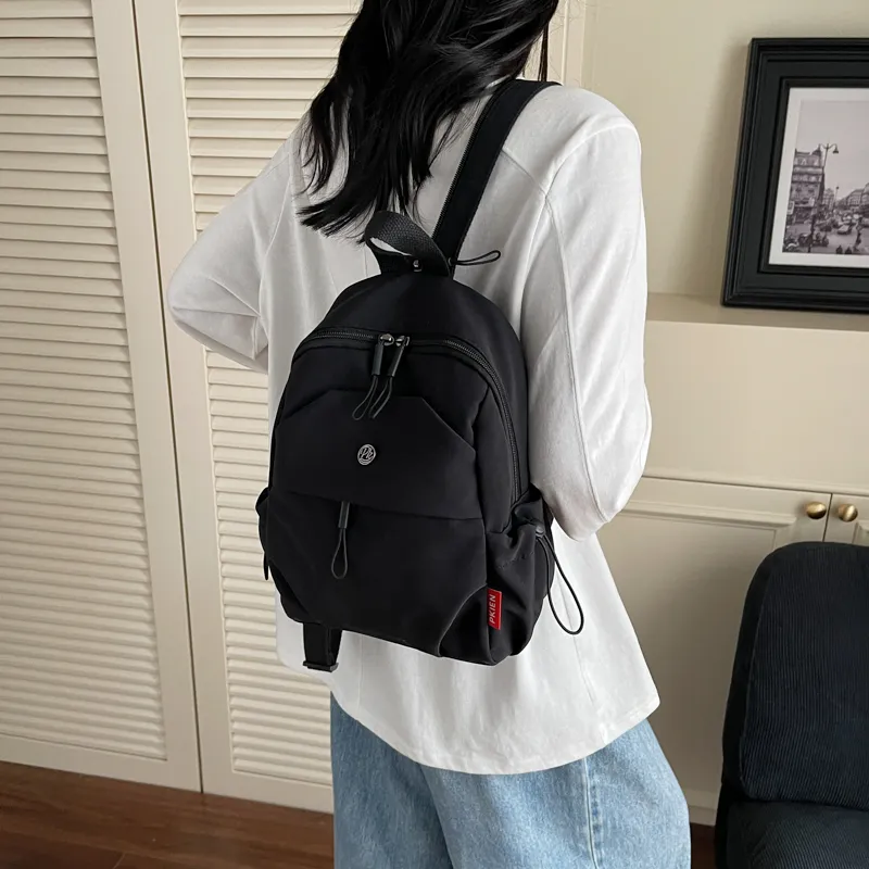 Kewuku Nylon Fabric Backpack Tubas Unisex Multicolor-8