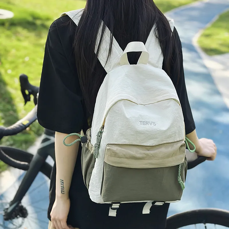 Kewuku Nylon Backpack Unisex Multicolor-15