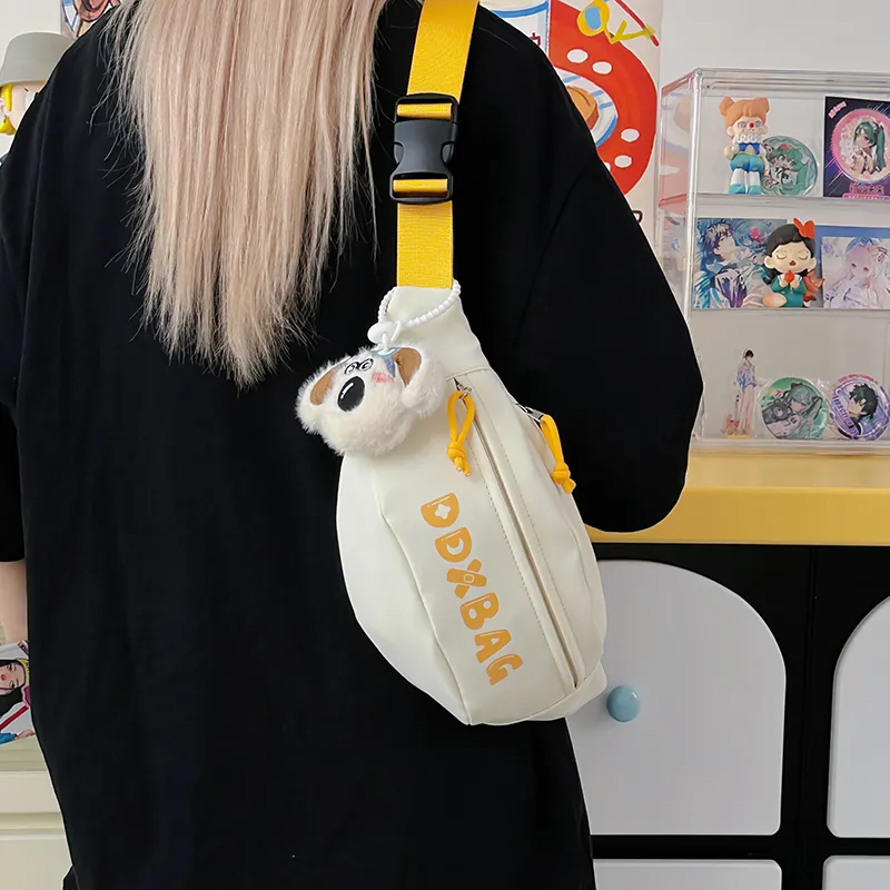 Kewuku Nylon Sling Bag Unisex Multicolor-2