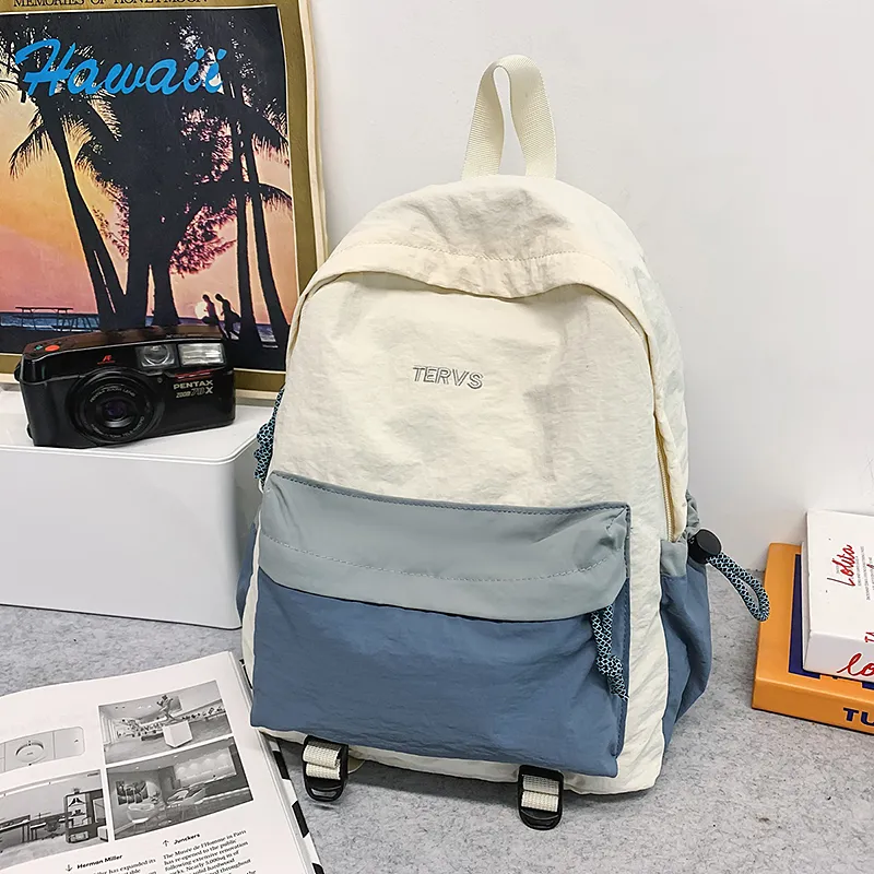 Kewuku Nylon Backpack Unisex Multicolor-2