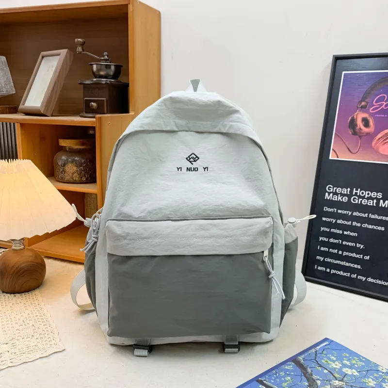 Kewuku Nylon Backpack Unisex Multicolor-1