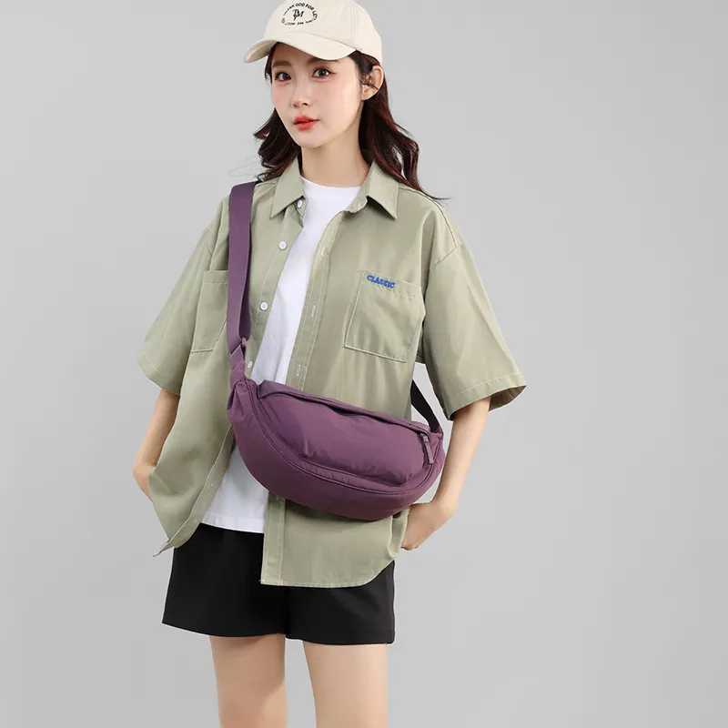 Kewuku Nylon Crossbody Bag, Shoulder Bag Regular Unisex Multicolor-5