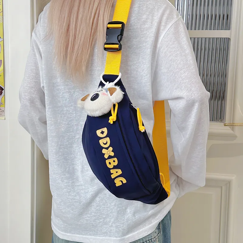 Kewuku Nylon Sling Bag Unisex Multicolor-18