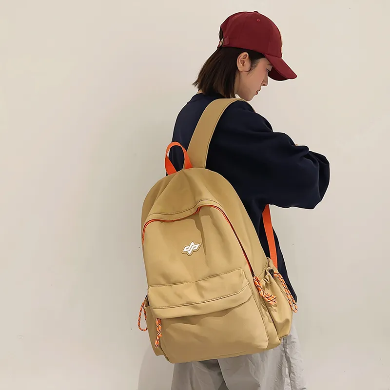 Kewuku Nylon Backpack Unisex Multicolor-12