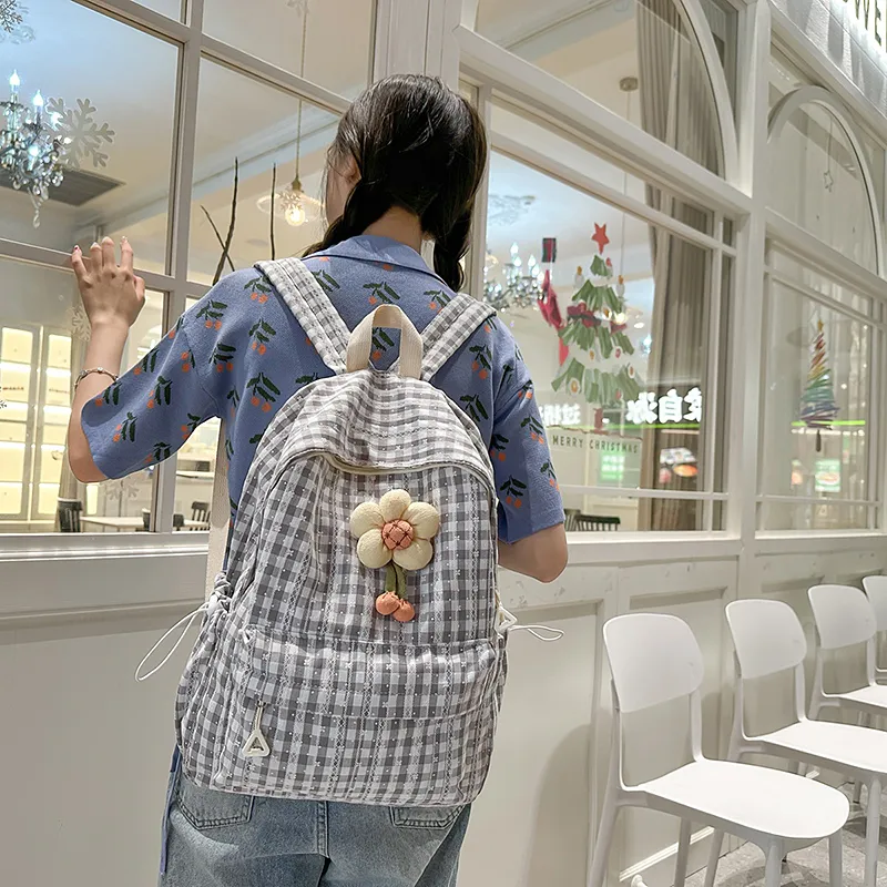 Kewuku Nylon Backpack Unisex Multicolor-11