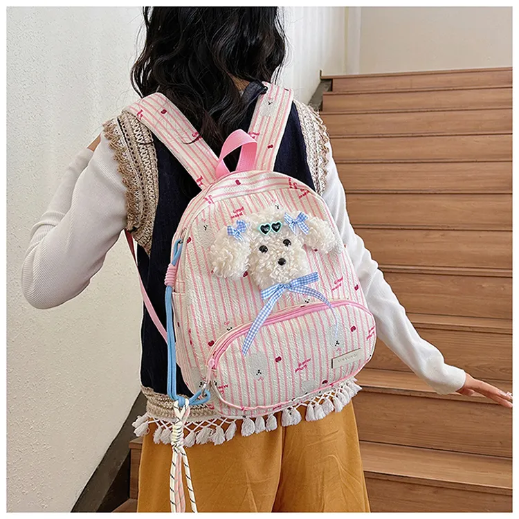 Kewuku Nylon Backpack Unisex Multicolor-7
