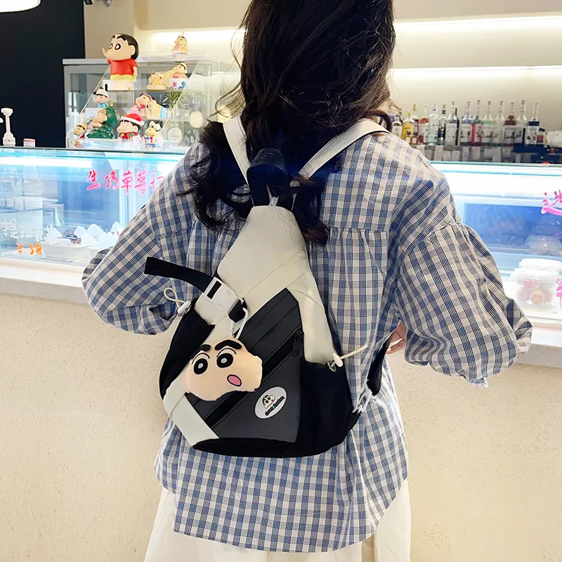 Kewuku Nylon One Shoulder Crossbody Backpack Women's Multicolor-8