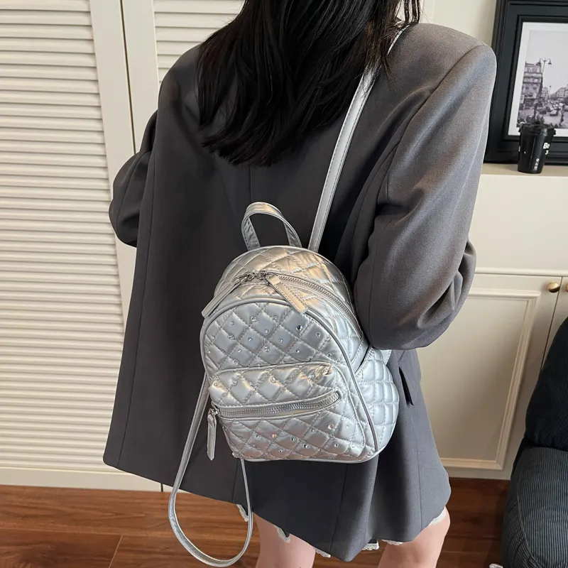 Kewuku PU Backpack Women's Multicolor-7