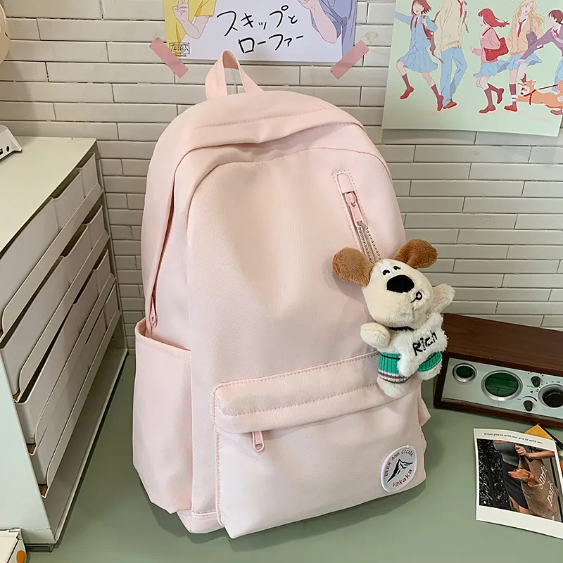 Kewuku Nylon Backpack Unisex Multicolor-11