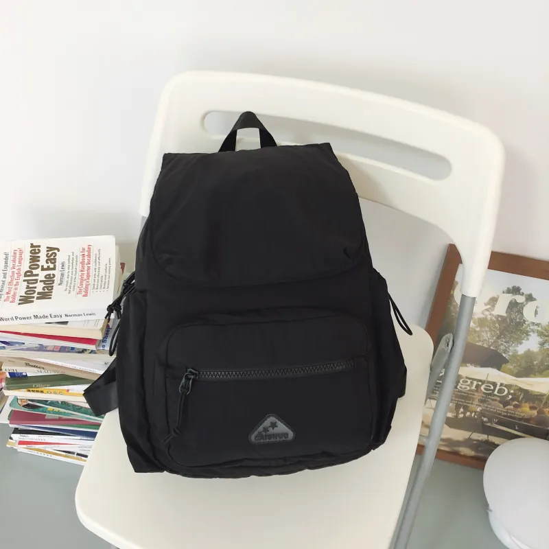 Kewuku Nylon Backpack Women's Black/Green-1