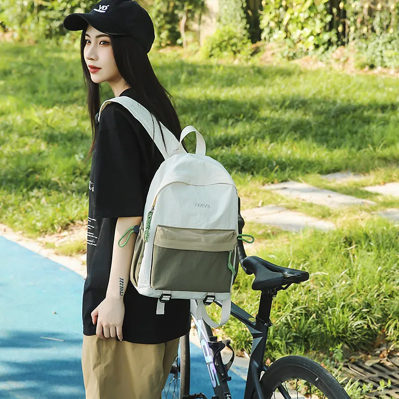 Kewuku Nylon Backpack Unisex Multicolor-14