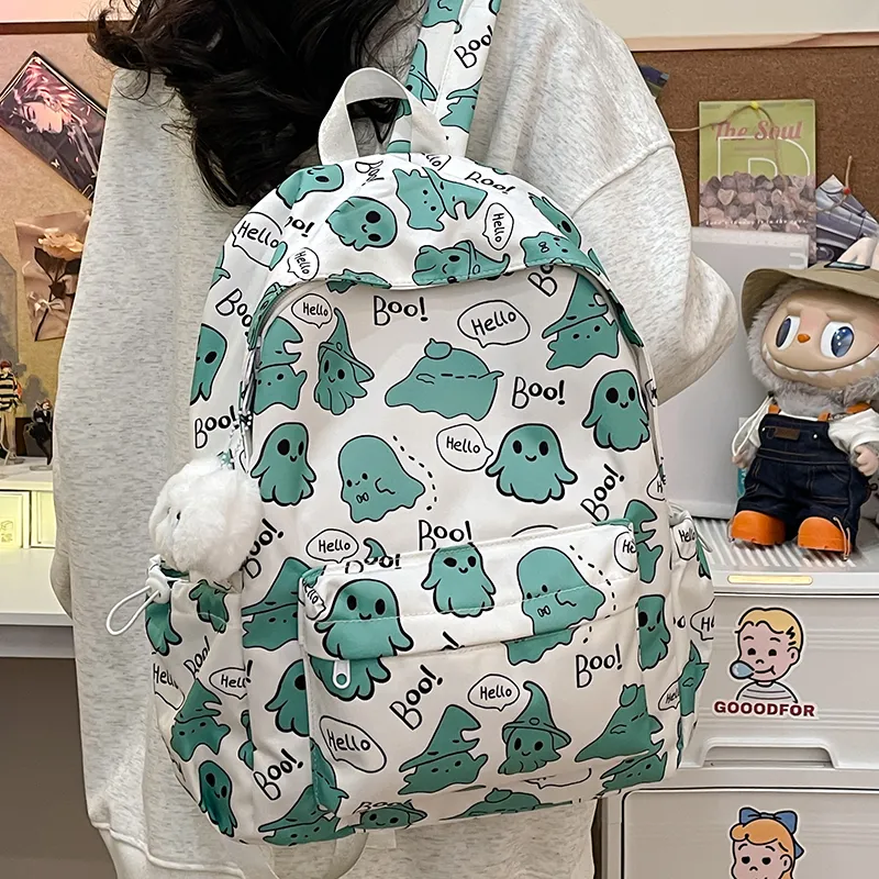 Kewuku Nylon Backpack Women's Multicolor-13
