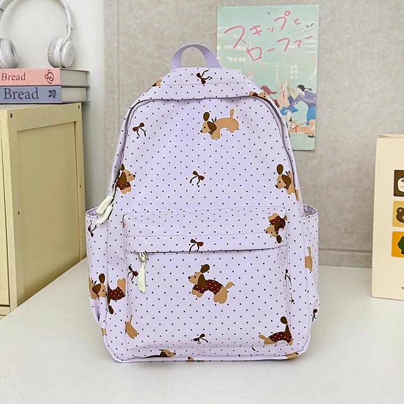 Kewuku Nylon Backpack Unisex Multicolor-7