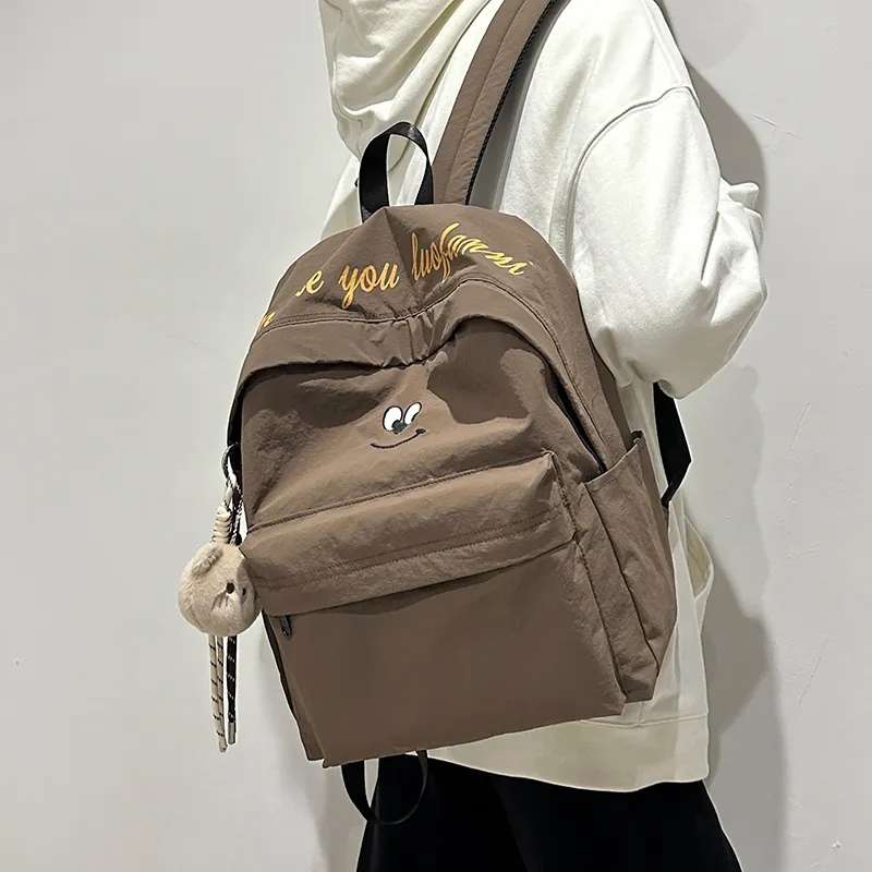 Kewuku Nylon Backpack Unisex Multicolor-9